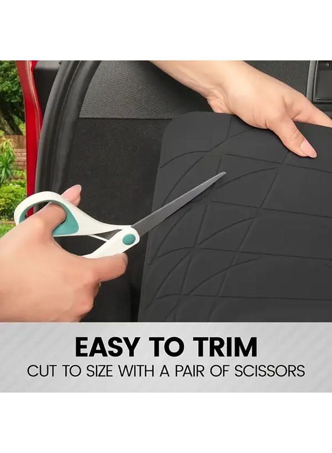 Black Universal Waterproof Anti Slip Foldable Car Trunk Storage Mat Easy To Clean - Image 5